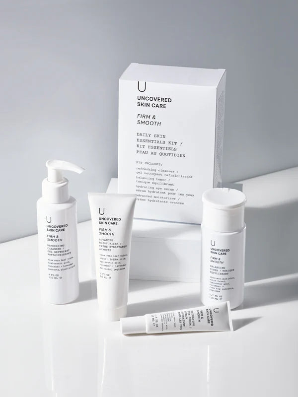 Firm and Smooth Uncovered Skin Care line