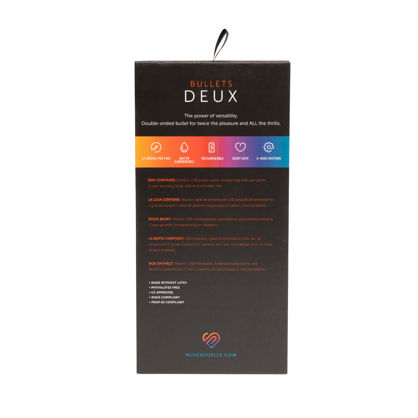 Double Ended Deux Bullet- Coral