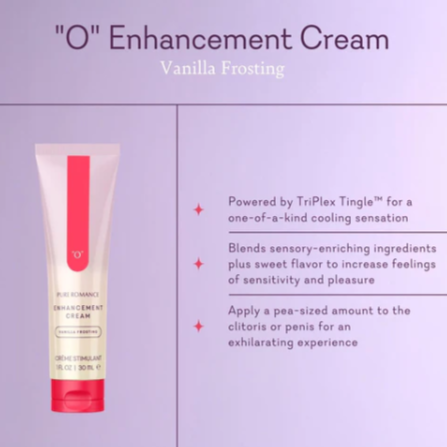 O Enhancement Cream: Long-Lasting Tingling Cream