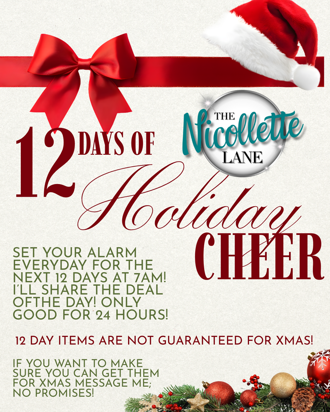 12 Days of Holiday Deals!