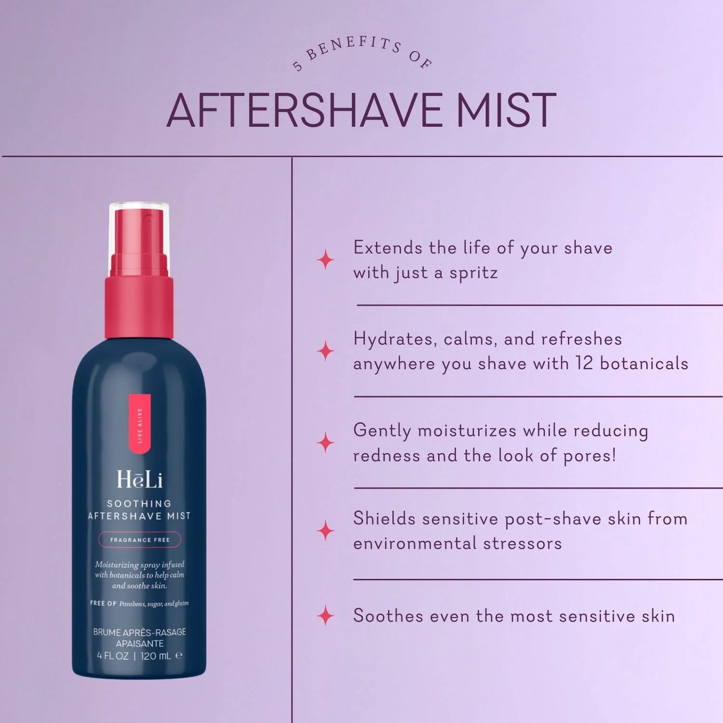 Aftershave Mist Post-Shave Skin Protectant