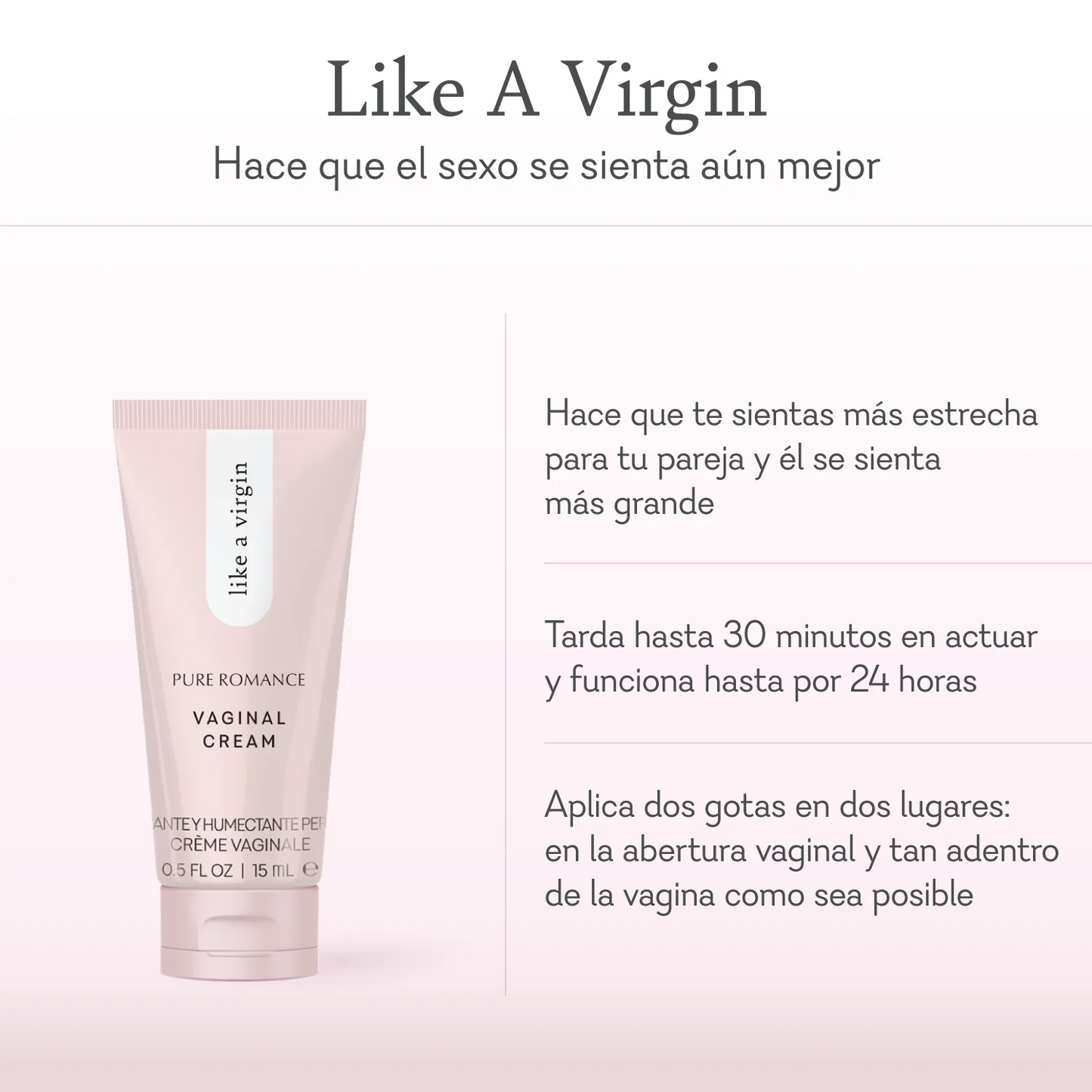Like A Virgin: Tightener
