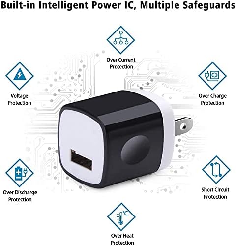 USB Charger Block 5V Single Port Power Adapter