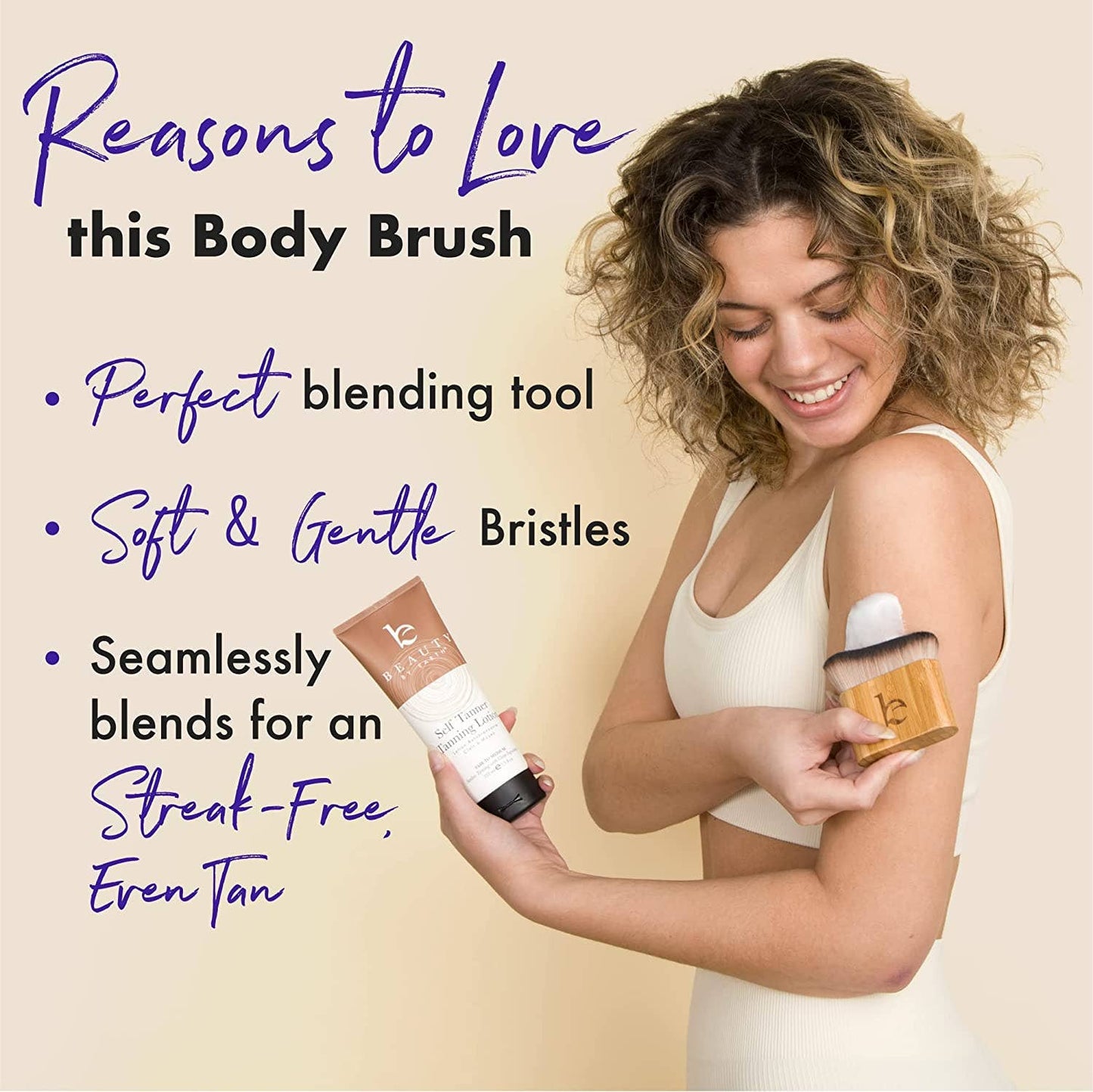 Self Tanner Application Body Blending Brush