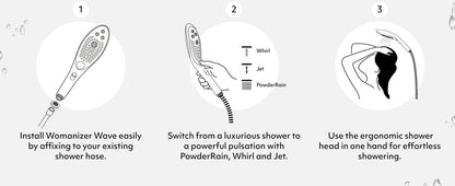 Womanizer Wave- Shower Head