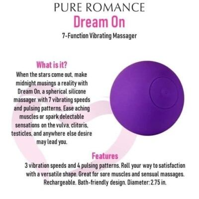 Dream On- Vibrating Massage Ball (Retiring)