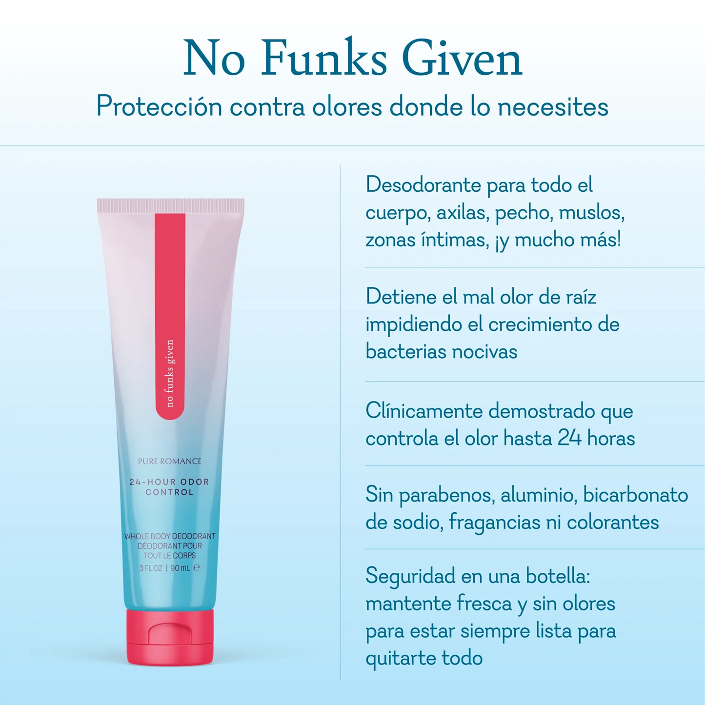 No Funks Given: Odor Free Whole Body Deodorant