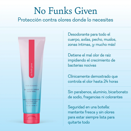 No Funks Given: Odor Free Whole Body Deodorant