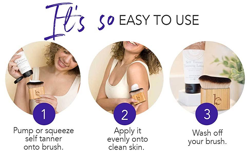 Self Tanner Application Body Blending Brush
