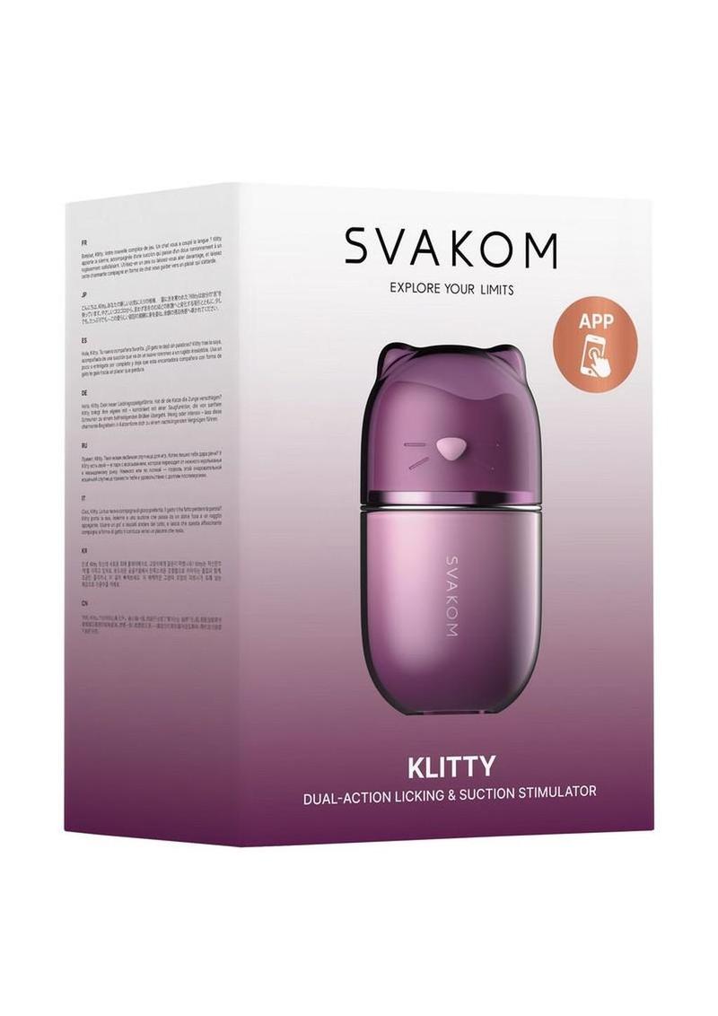 PRE-ORDER Klitty Silicone Rechargeable Clitoral Stimulator - Lavender