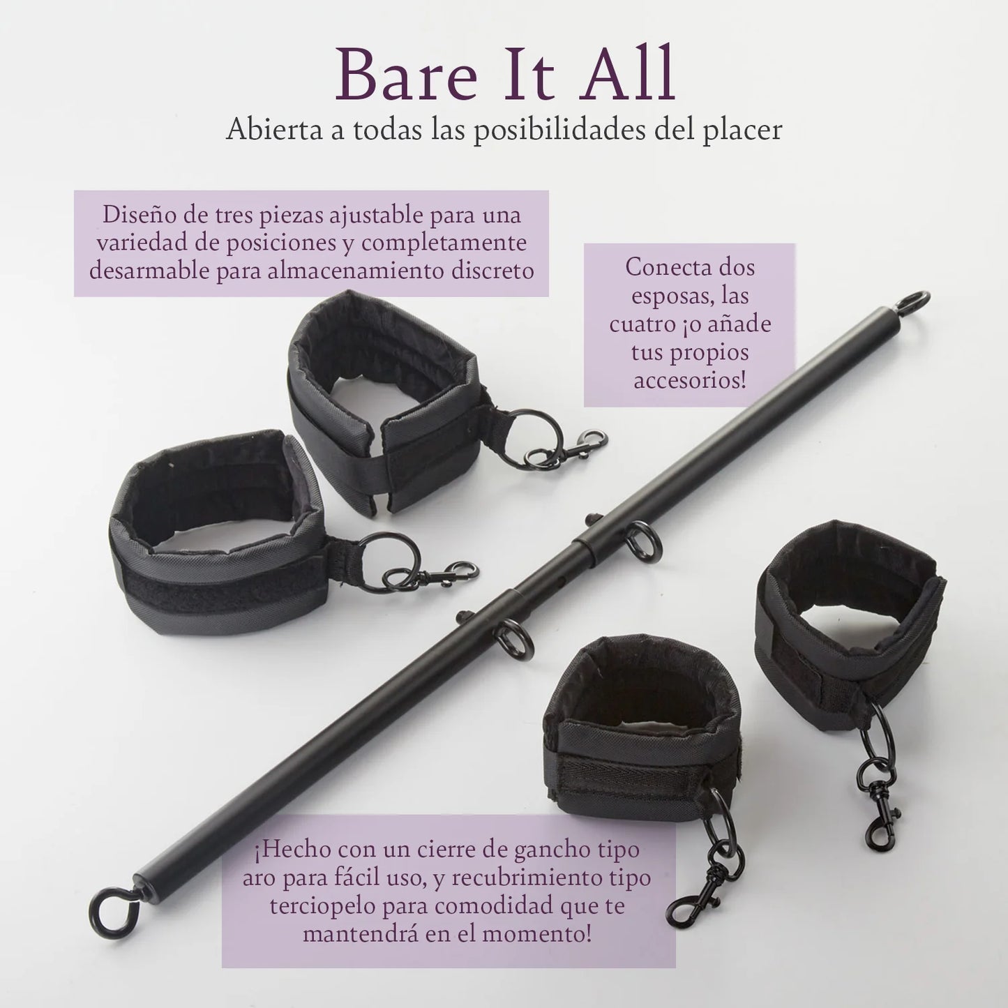 Bare It All: Adjustable Spreader Bar