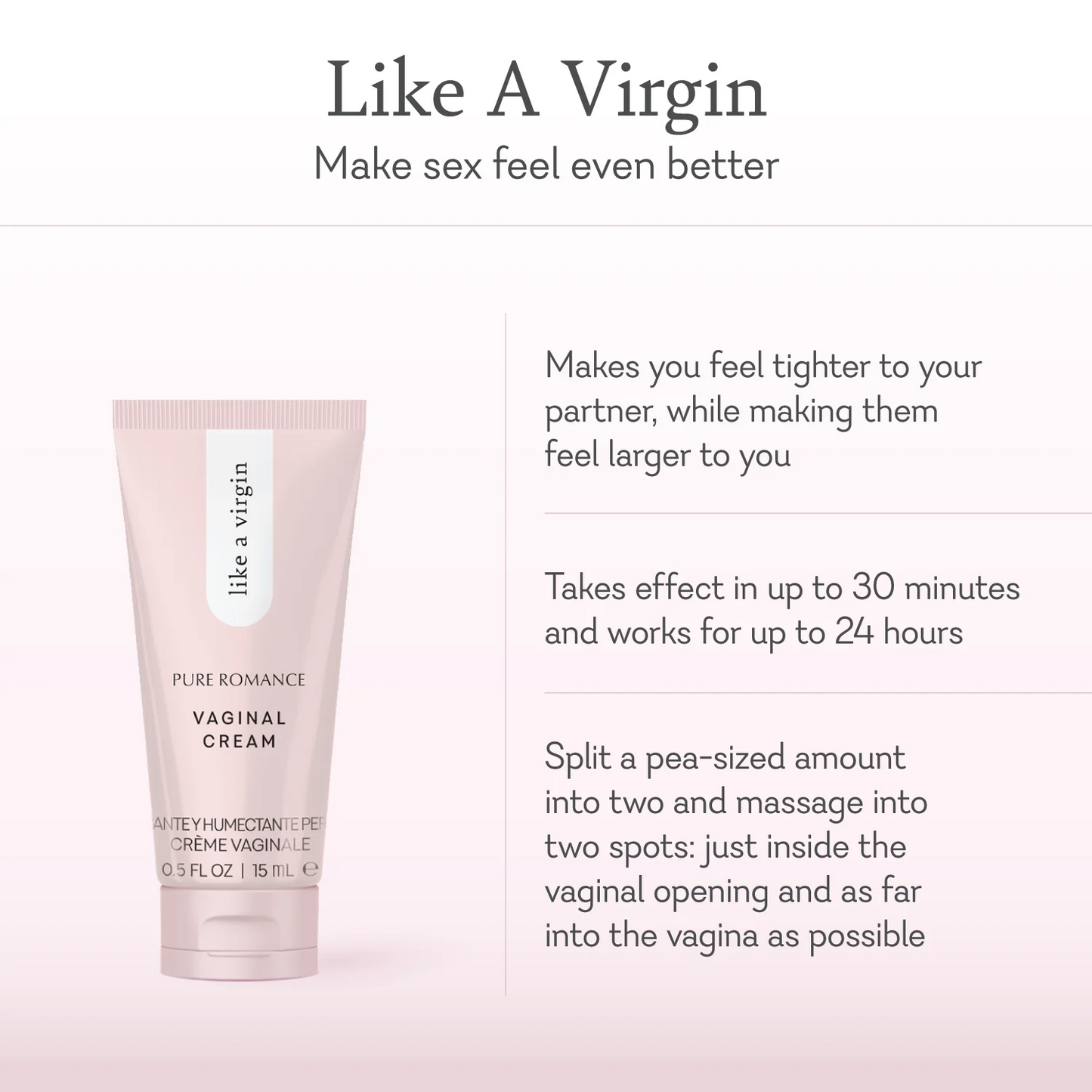 Like A Virgin: Tightener