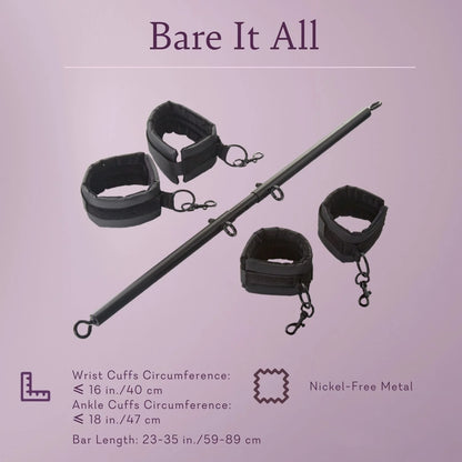Bare It All: Adjustable Spreader Bar