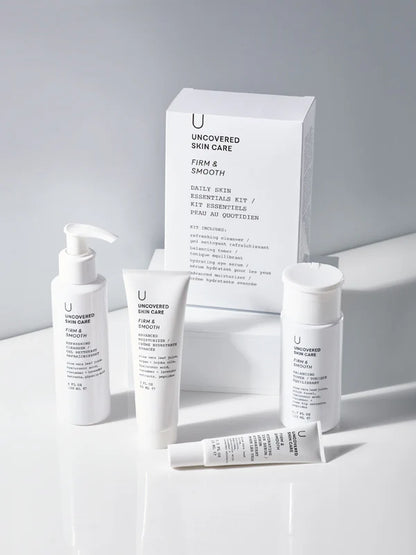 Firm and Smooth Uncovered Skin Care line