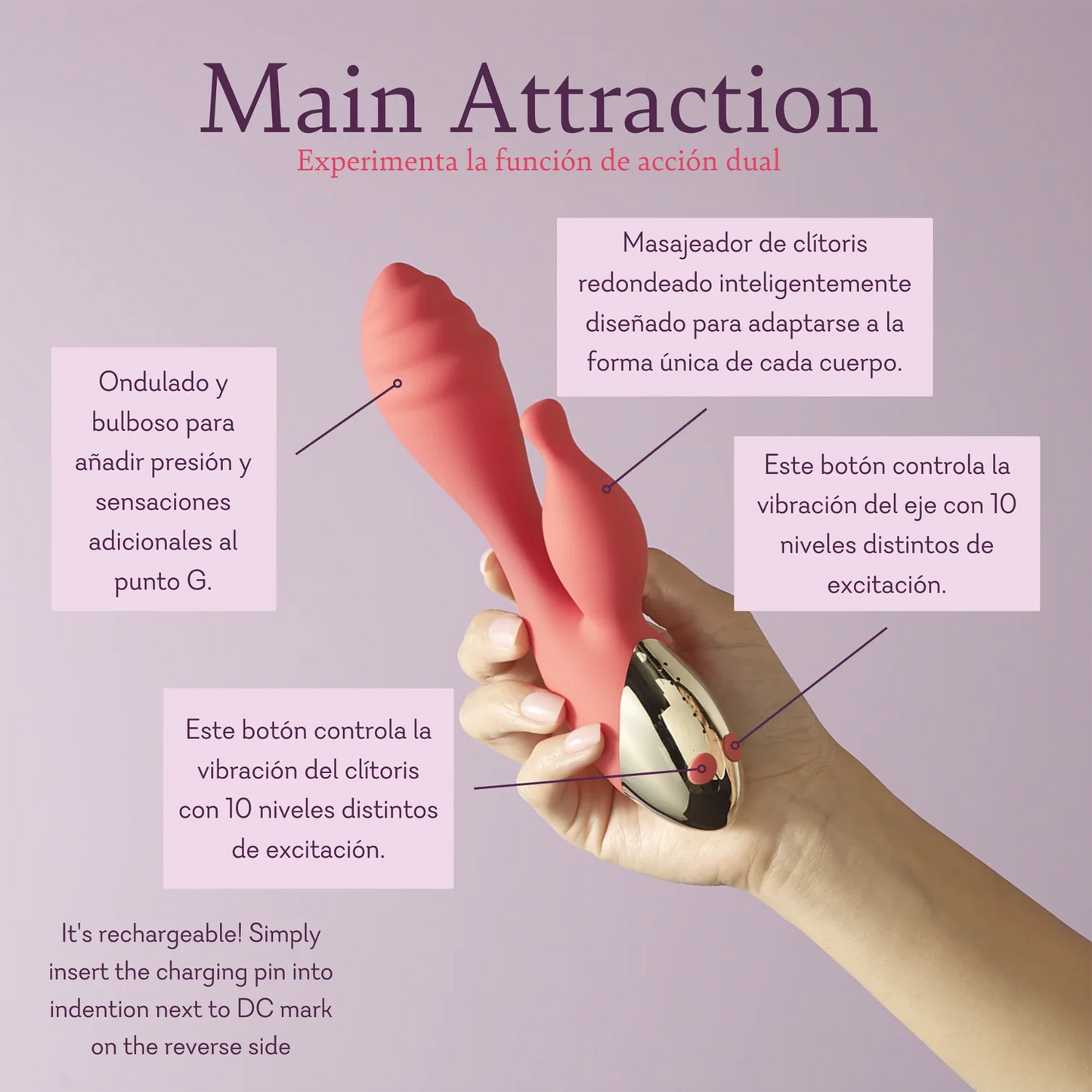 Main Attraction Dual-Action Vibrator