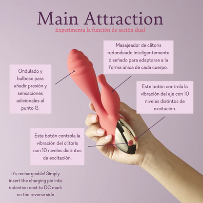 Main Attraction Dual-Action Vibrator