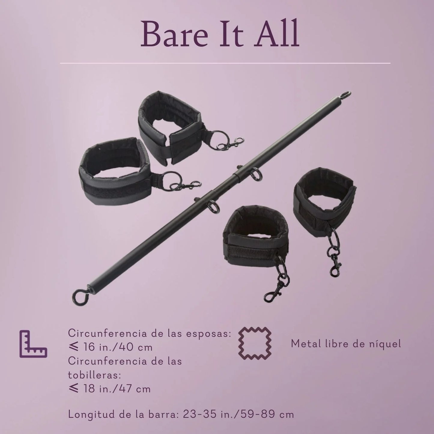 Bare It All: Adjustable Spreader Bar