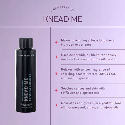 Knead Me: Easy Rinse Massage Oil