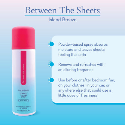 Between The Sheets-  Island Breeze: Moisture-Absorbing Linen Spray