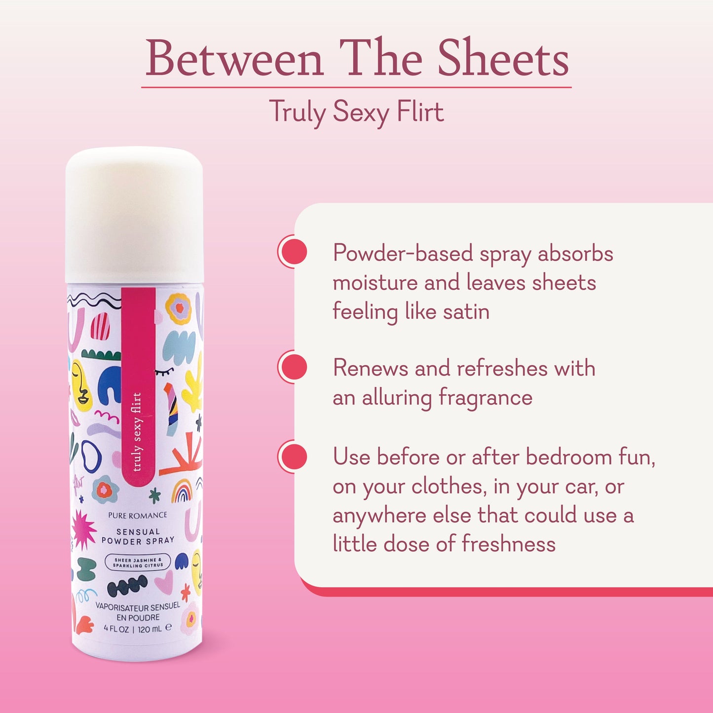 Between The Sheets - Truly Sexy Flirt: Moisture-Absorbing Linen Spray