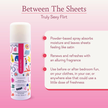 Between The Sheets - Truly Sexy Flirt: Moisture-Absorbing Linen Spray