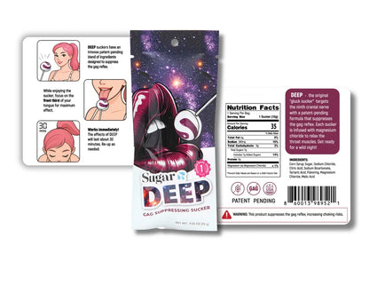 Deep Gag Suppressing Sucker Single Pack