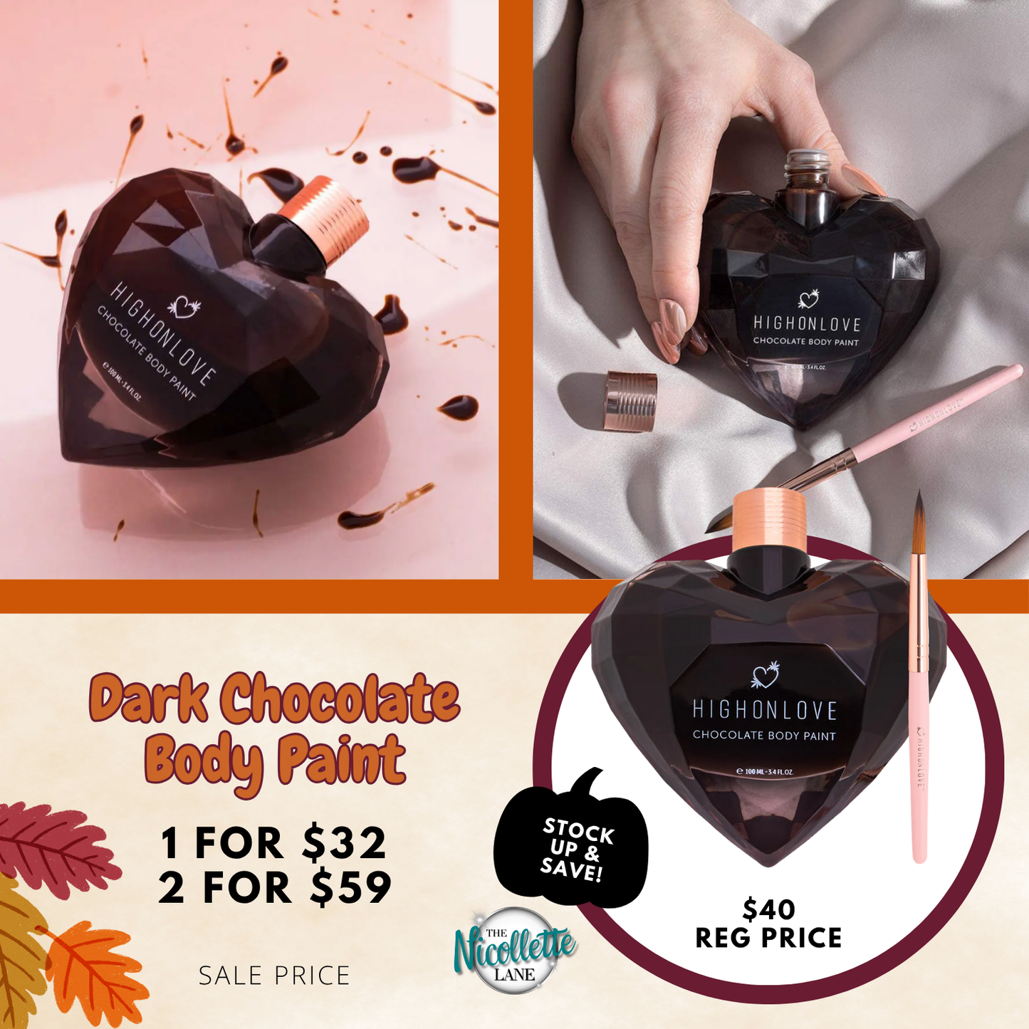 Dark Chocolate Body Paint