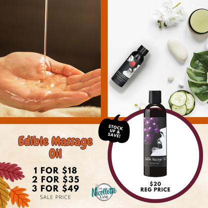 Edible Massage Oil