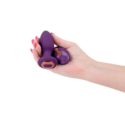 Alpine Gyrating & Vibrating Anal Plug with Remote