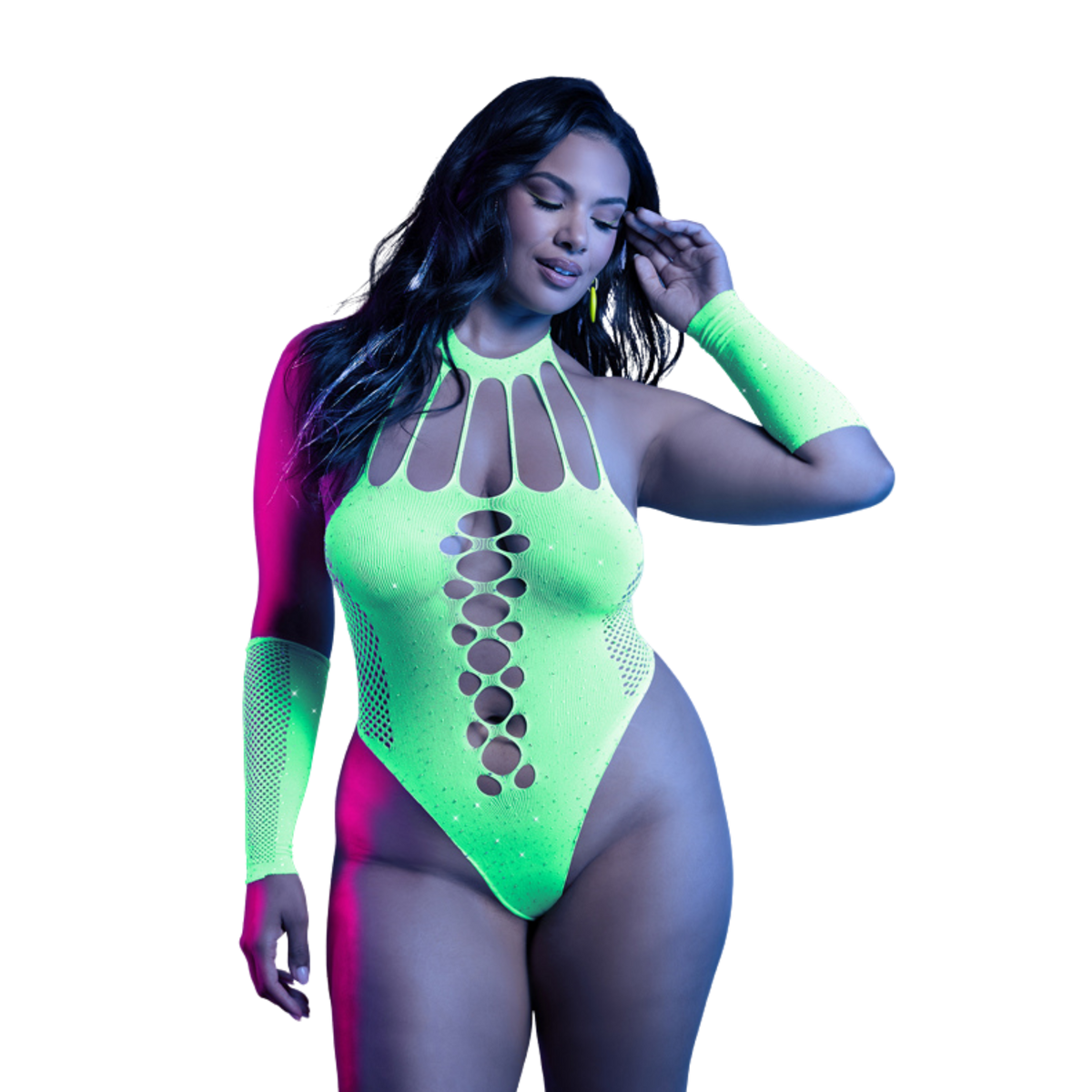 Pressure Point Rhinestone Teddy