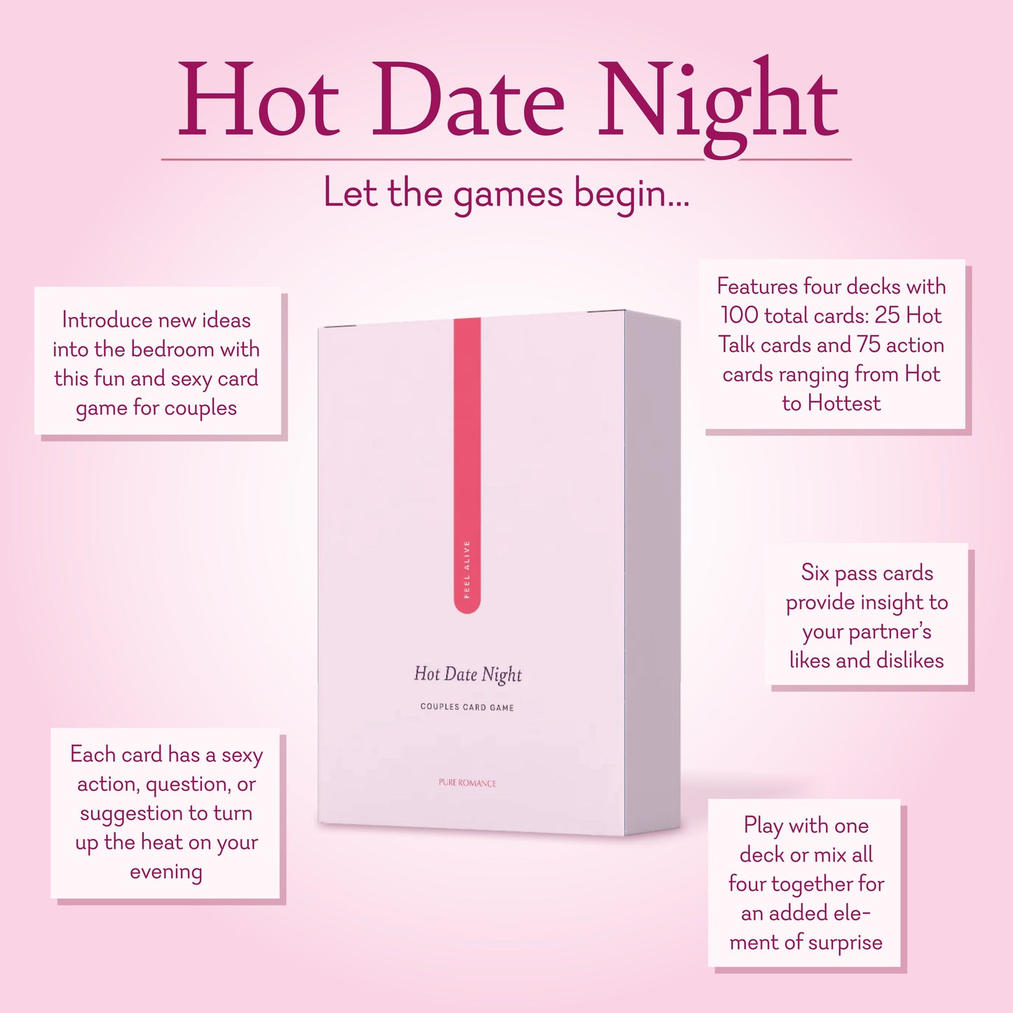 Hot Date Night: Couples Card Game