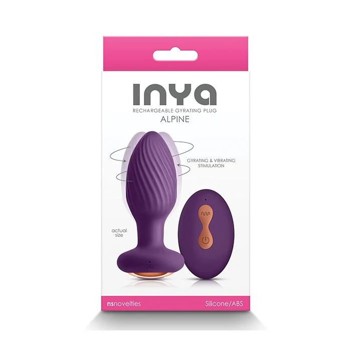 Alpine Gyrating & Vibrating Anal Plug with Remote