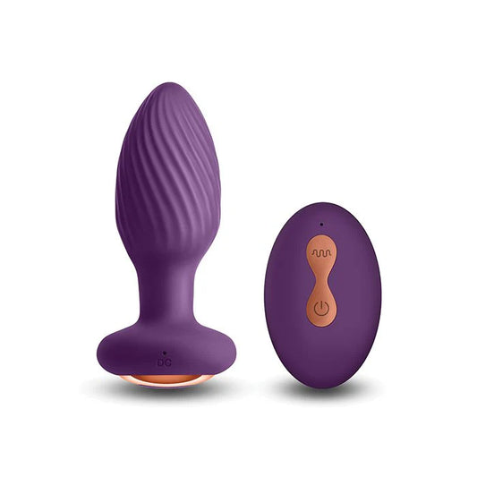 Alpine Gyrating & Vibrating Anal Plug with Remote
