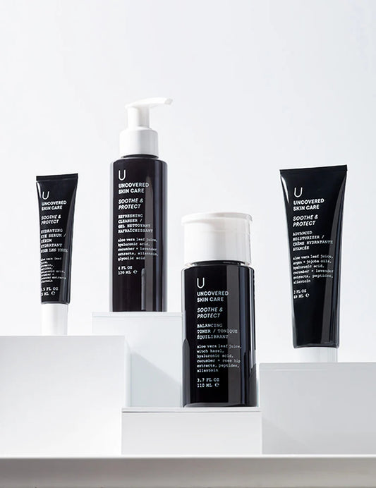 Soothe and Protect Uncovered Skin Care line