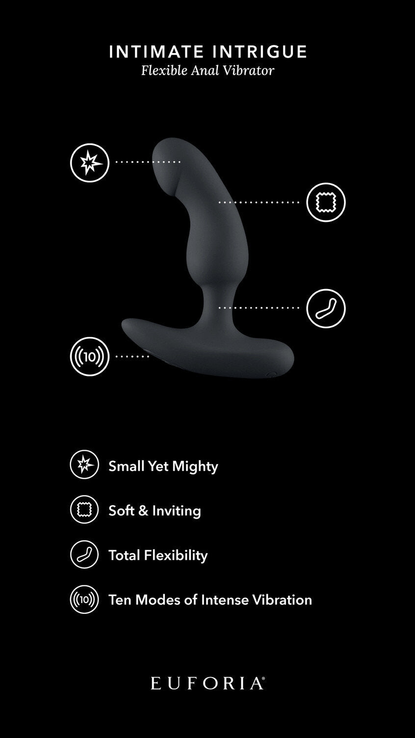 Intimate Intrigue: Flexible Anal Vibrator