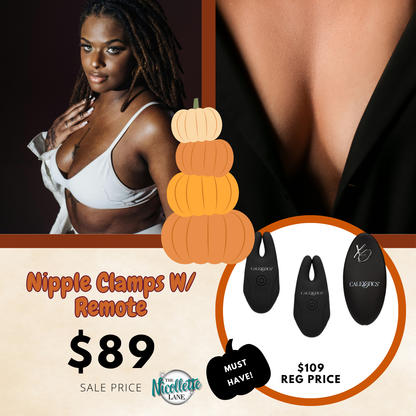 Nipple Clamps w/ Remote