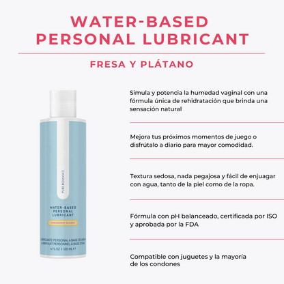 Water-Based Personal Lubricant - Strawberry Banana Personal Moisturizer (Just Like Me)