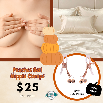 Peaches N Creame Bell Nipple Clamps