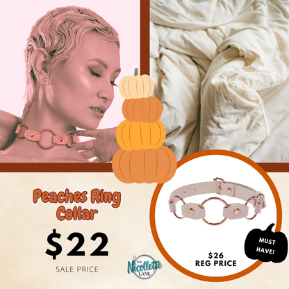 Peaches N Creame Ring Collar