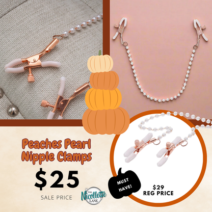 Peaches Pearl Nipple Clamps