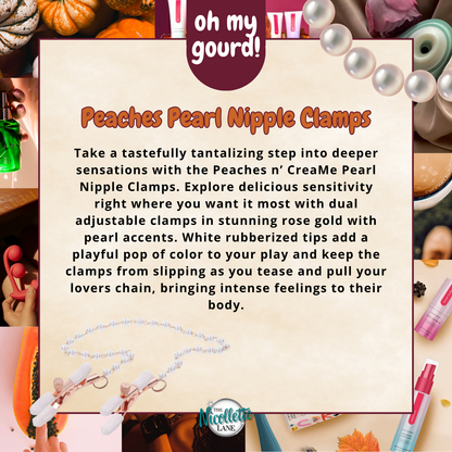 Peaches Pearl Nipple Clamps