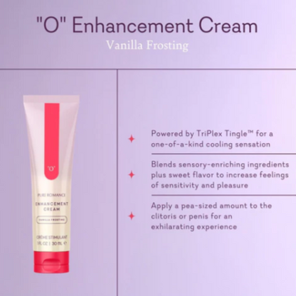 O Enhancement Cream: Long-Lasting Tingling Cream