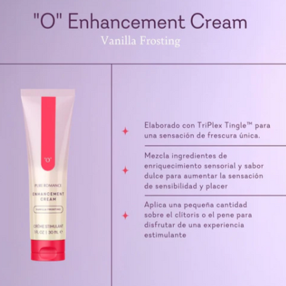 O Enhancement Cream: Long-Lasting Tingling Cream