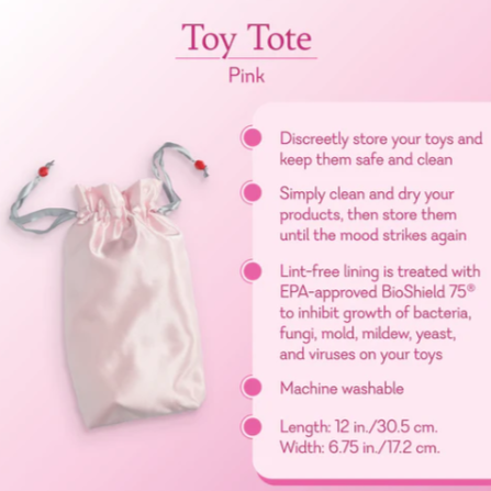 Toy Tote- Pale PInk