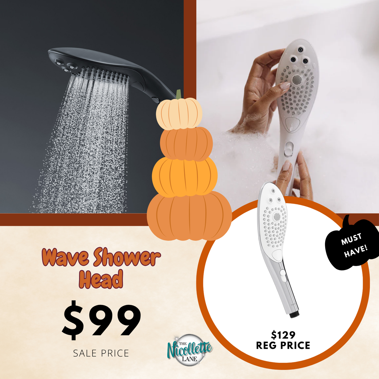 Wave Shower Head