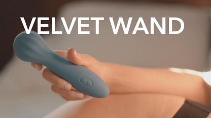 Velvet Tease Wand: Liquid Silicone Vibrator